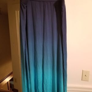Lane Bryant ombre maxi skirt